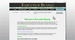 Desktop Screenshot of executivebuying.com